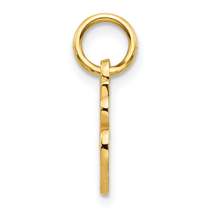 10K Gelbgold Initiale A Charm