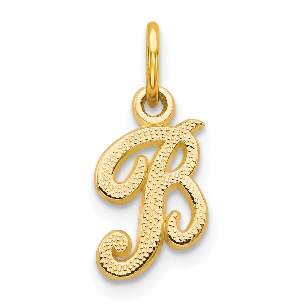 10K Gelbgold Initiale B Charm