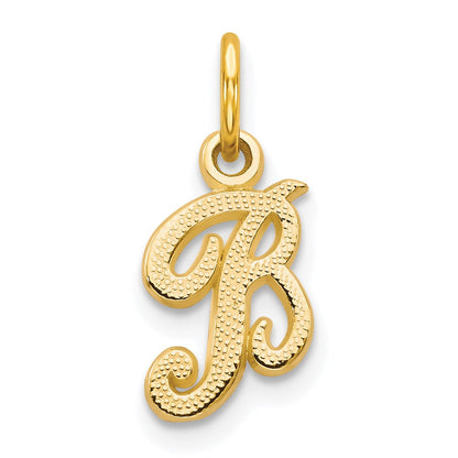 10K Gelbgold Initiale B Charm