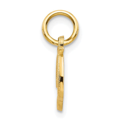 10K Gelbgold Initiale D Charm