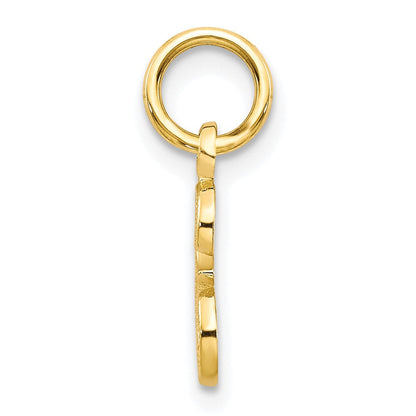 10K Gelbgold Initiale E Charm