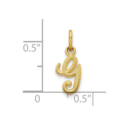 10K Gelbgold Initiale G Charm