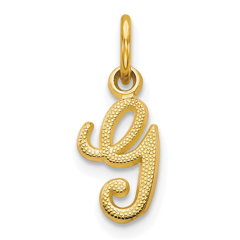 10K Gelbgold Initiale G Charm