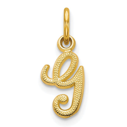 10K Gelbgold Initiale G Charm