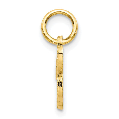 10K Gelbgold Initiale H Charm