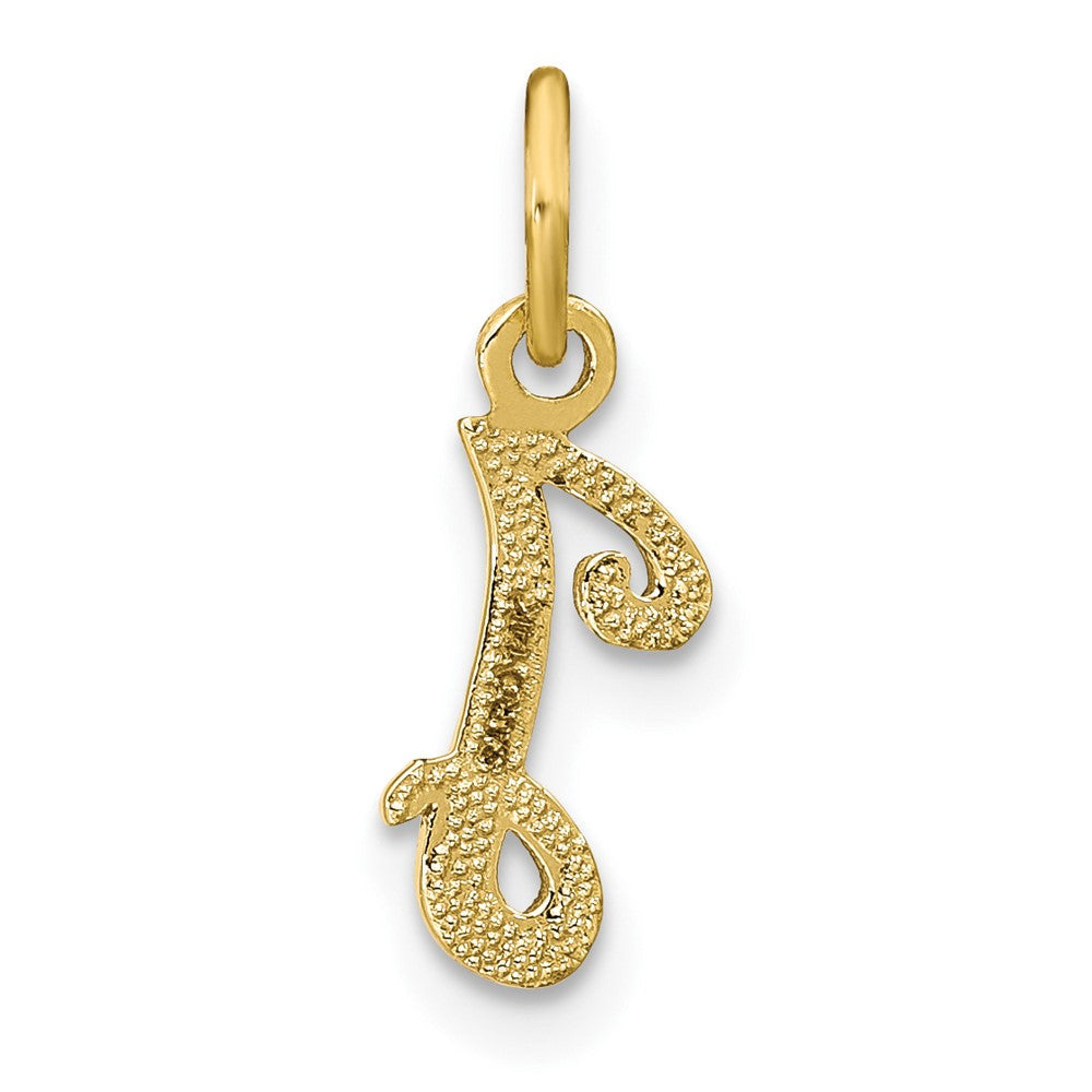 10K Gelbgold Initiale I Charm