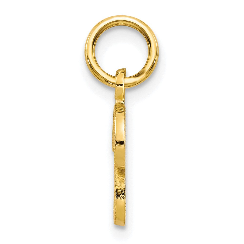 10K Gelbgold Initiale P Charm