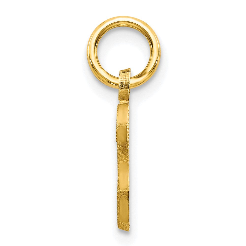 10K Gelbgold Initiale S Charm
