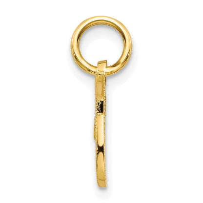 10K Gelbgold Initiale T Charm