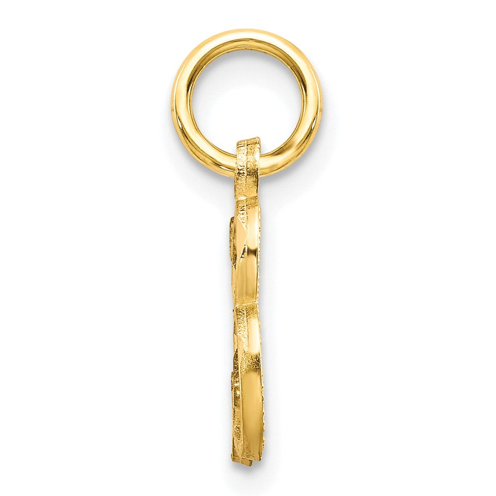 10K Gelbgold Initiale B Charm