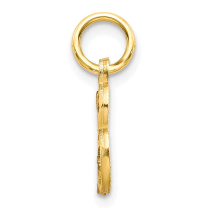 10K Gelbgold Initiale B Charm