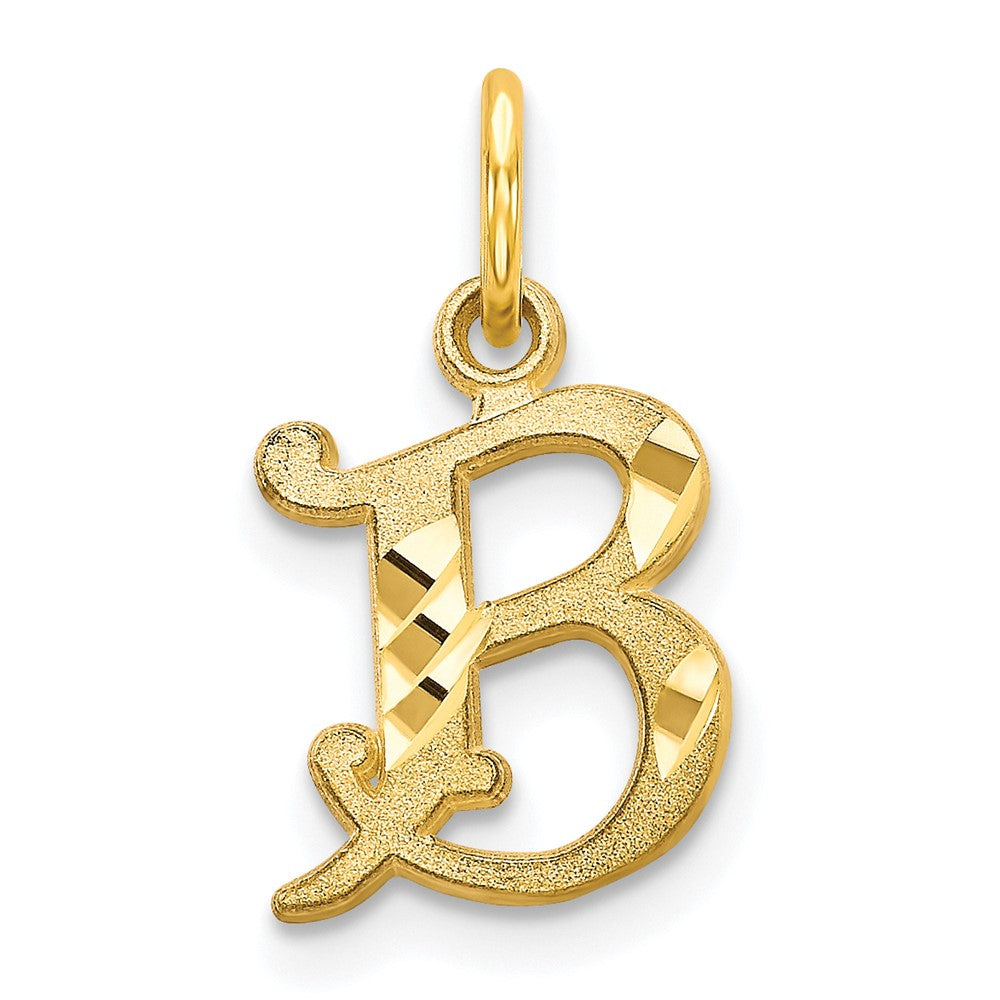 10K Gelbgold Initiale B Charm