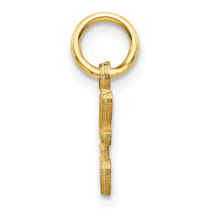 10K Gelbgold Initiale C Charm