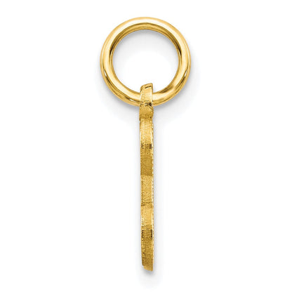 10K Gelbgold Initiale E Charm