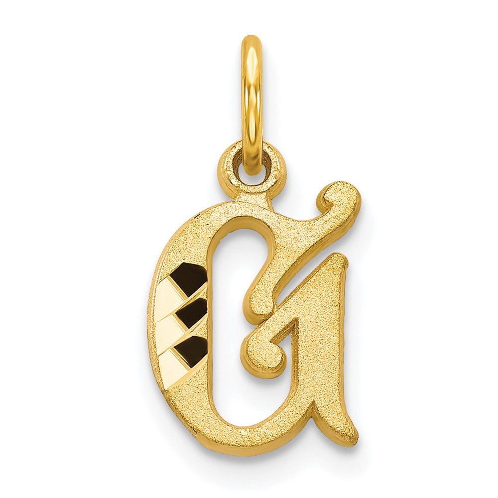 10K Gelbgold Initiale G Charm