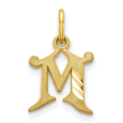 10K Gelbgold Initiale M Charm