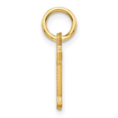 10K Gelbgold Initiale N Charm