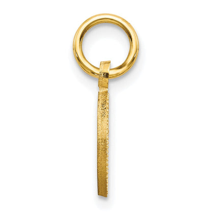 10K Gelbgold Initiale O Charm