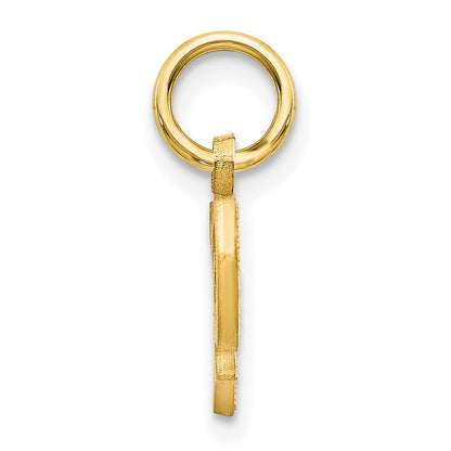 10K Gelbgold Initiale P Charm