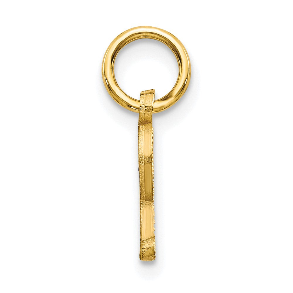 10K Gelbgold Initiale R Charm