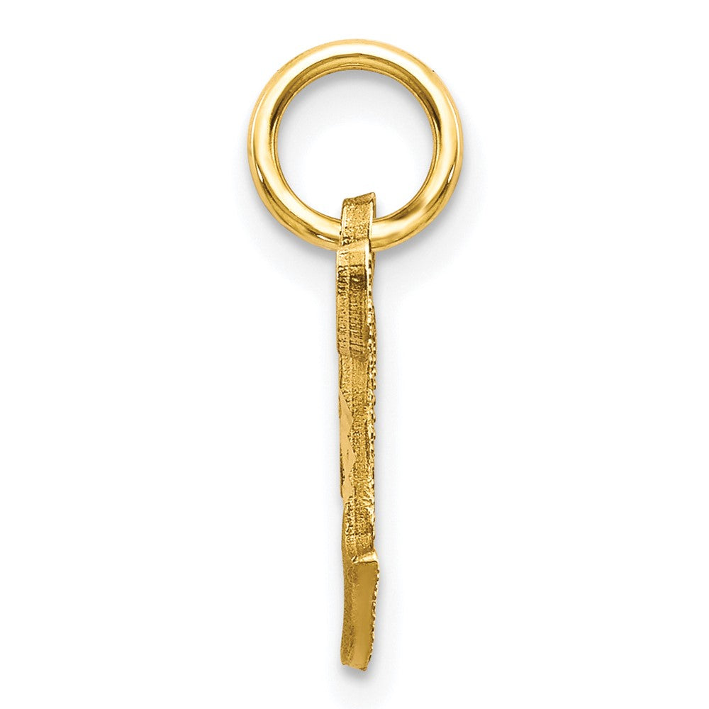 10K Gelbgold Initiale T Charm