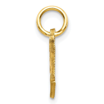 10K Gelbgold Initiale T Charm