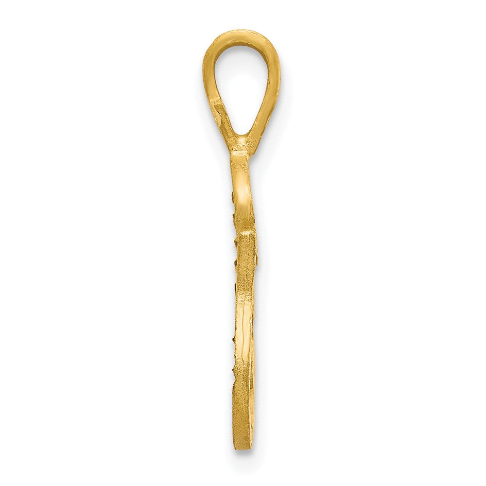 10K Gelbgold Initiale G Anhänger