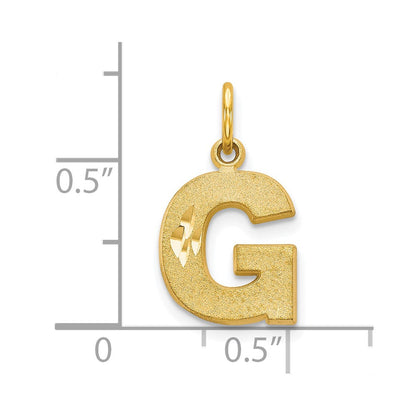 10K Gelbgold Initiale G Charm