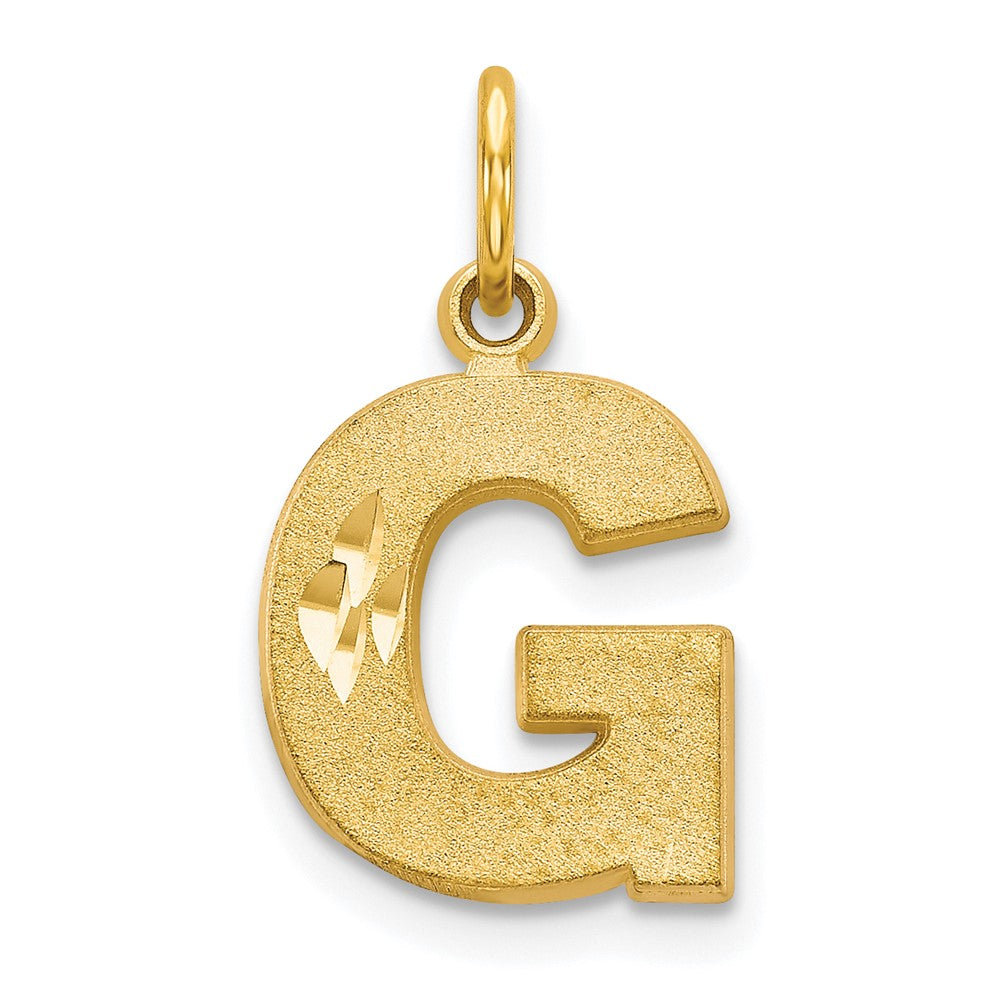 10K Gelbgold Initiale G Charm