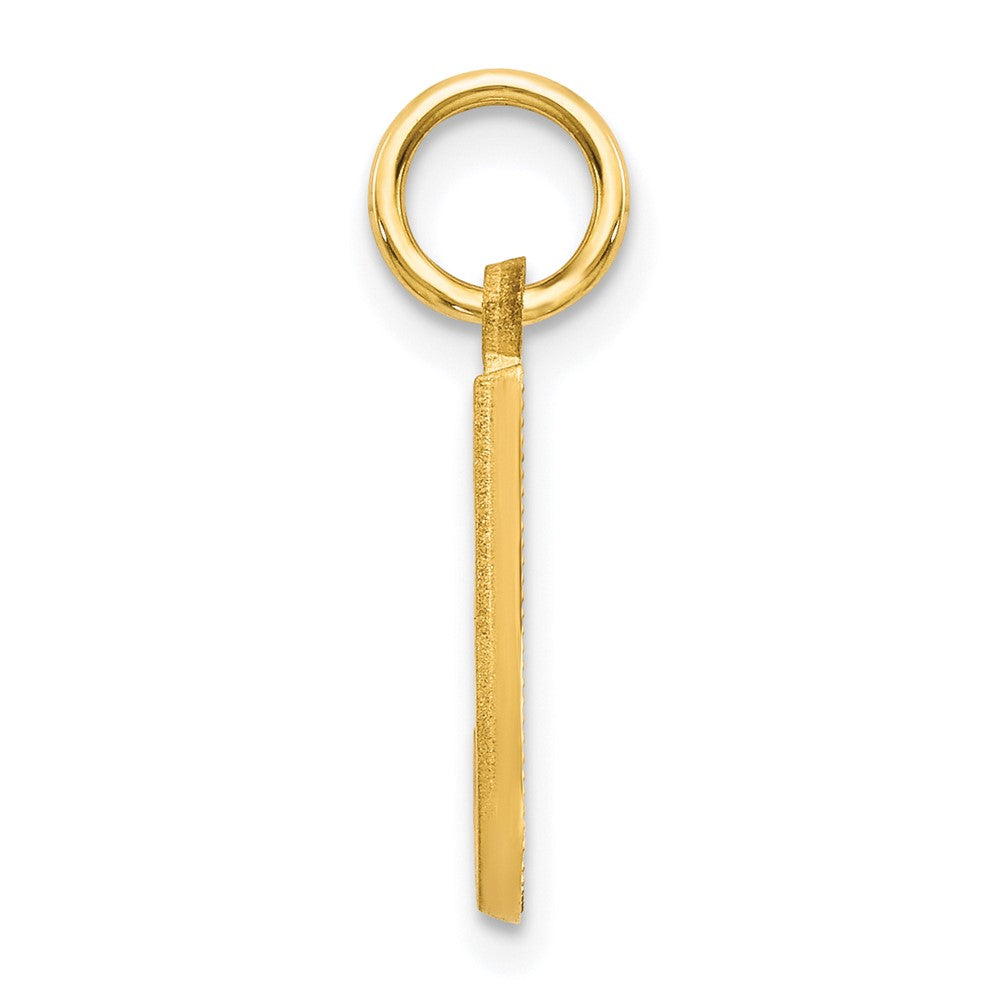 10K Gelbgold Initiale J Charm