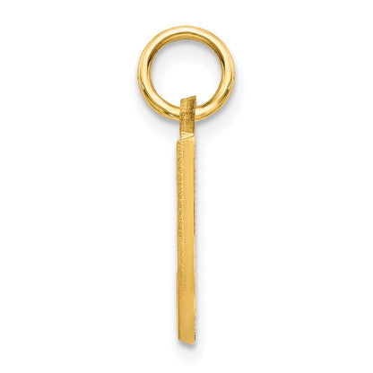 10K Gelbgold Initiale J Charm