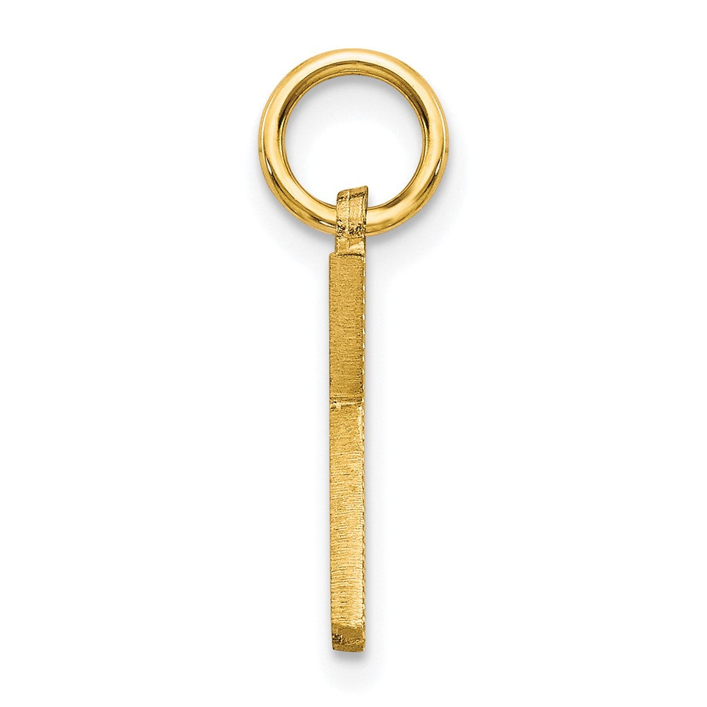 10K Gelbgold Initiale K Charm