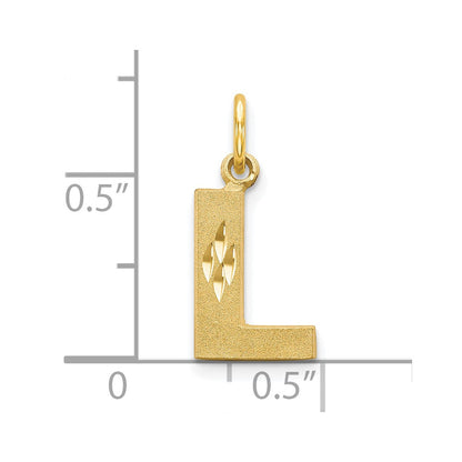 10K Gelbgold Initiale L Charm