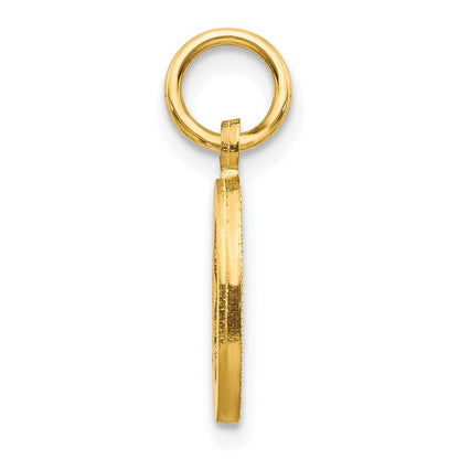 10K Gelbgold Initiale O Charm