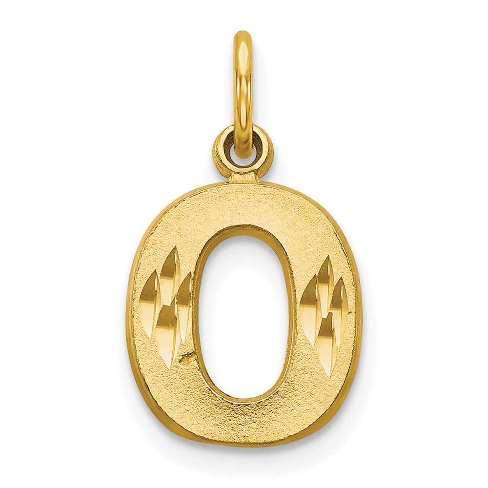 10K Gelbgold Initiale O Charm