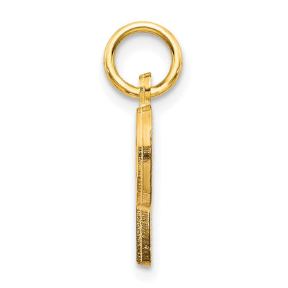 10K Gelbgold Initiale P Charm