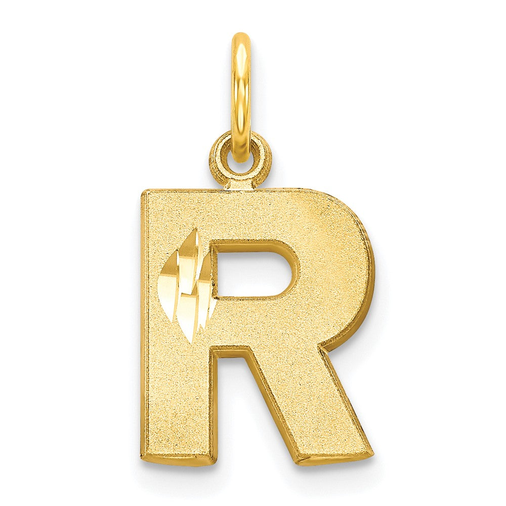 10K Gelbgold Initiale R Charm