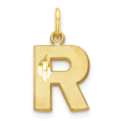 10K Gelbgold Initiale R Charm