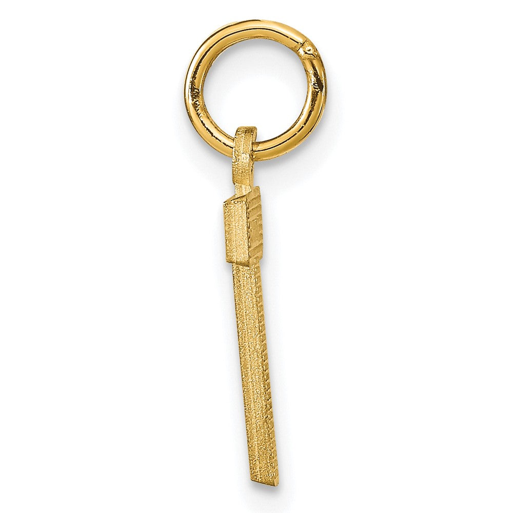 10K Gelbgold Initiale T Charm