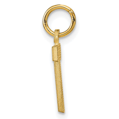 10K Gelbgold Initiale T Charm