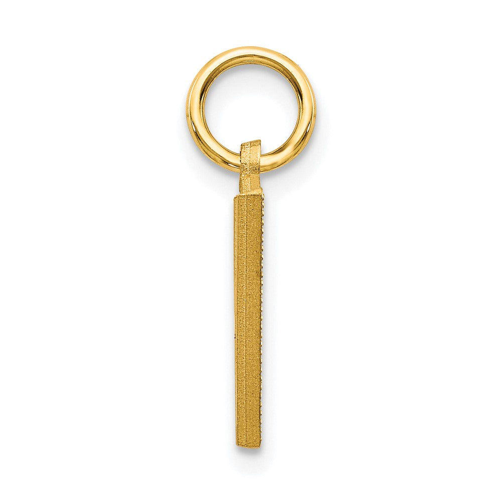 10K Gelbgold Initiale V Charm