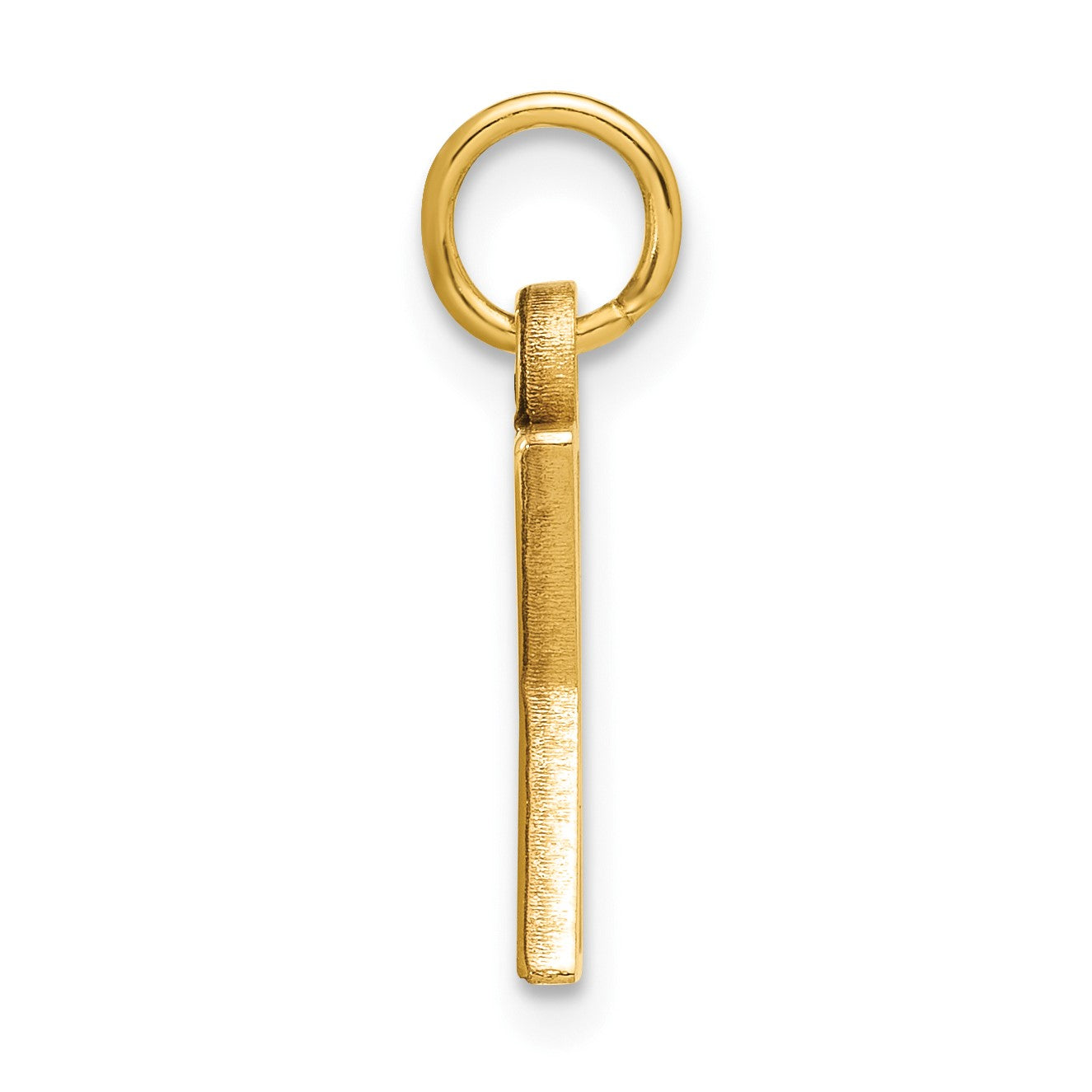 10K Gelbgold Initiale X Charm