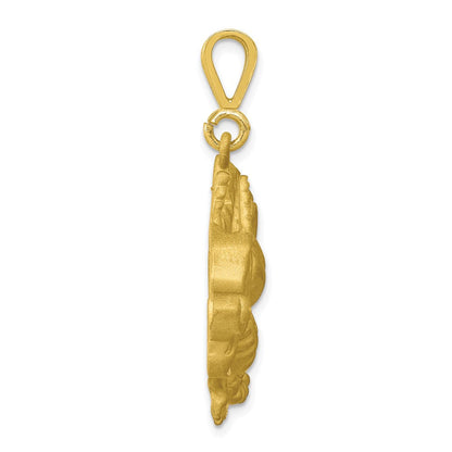 10K Gelbgold Drachen-Anhänger