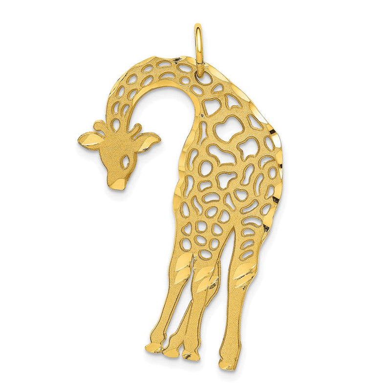 10K Gelbgold Giraffen-Charm