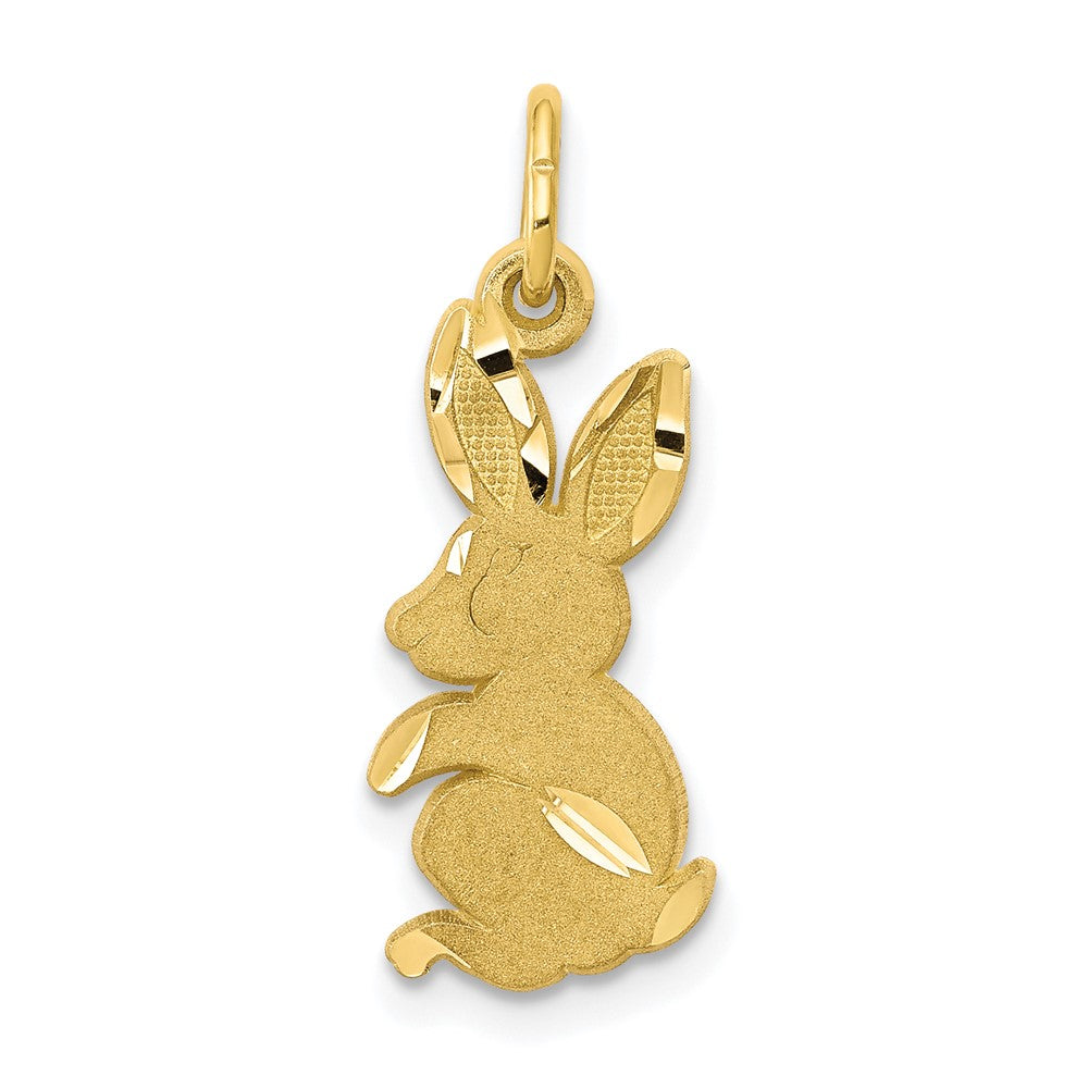 10K Gelbgold Baby Bunny Charm