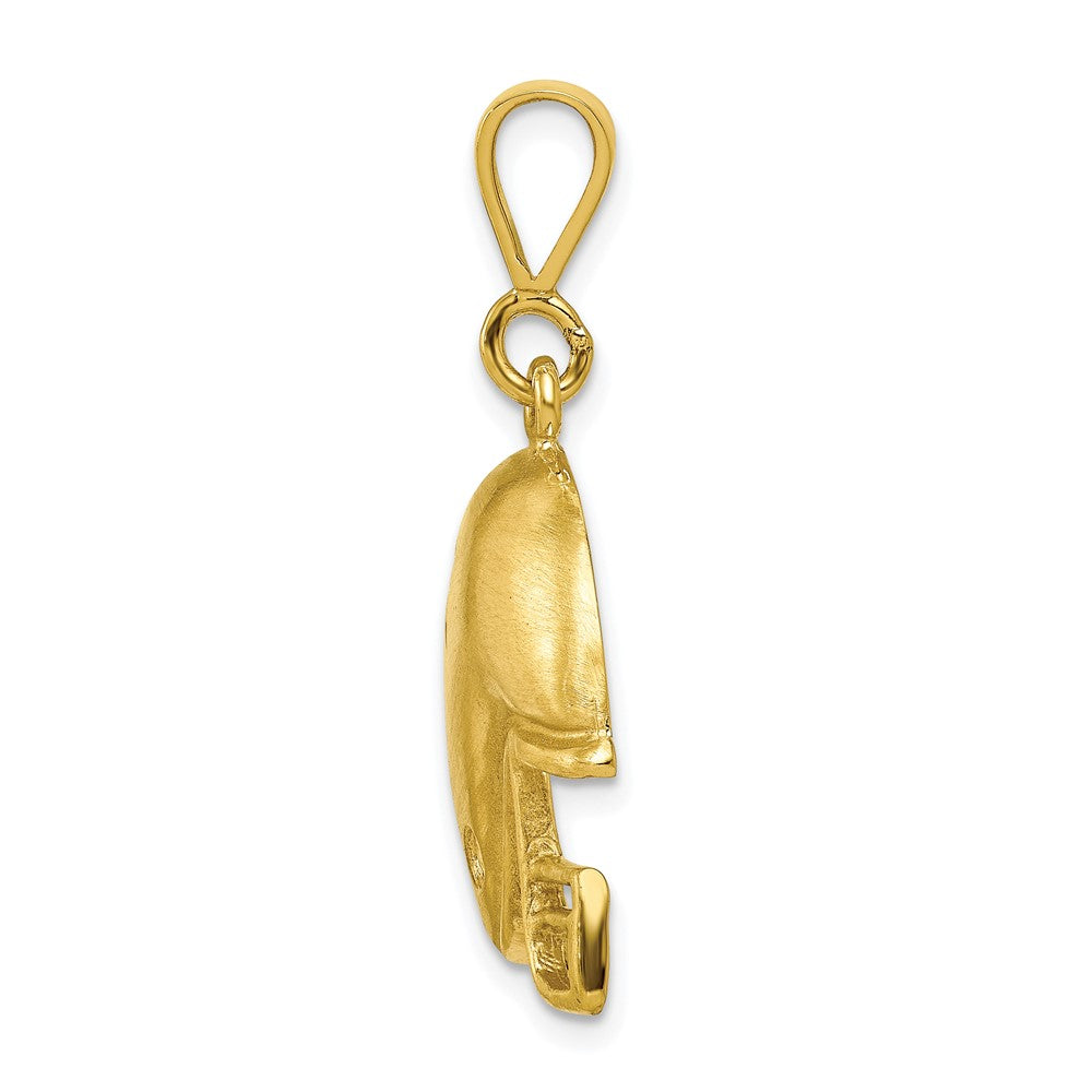 10K Gelbgold Football-Helm-Charm