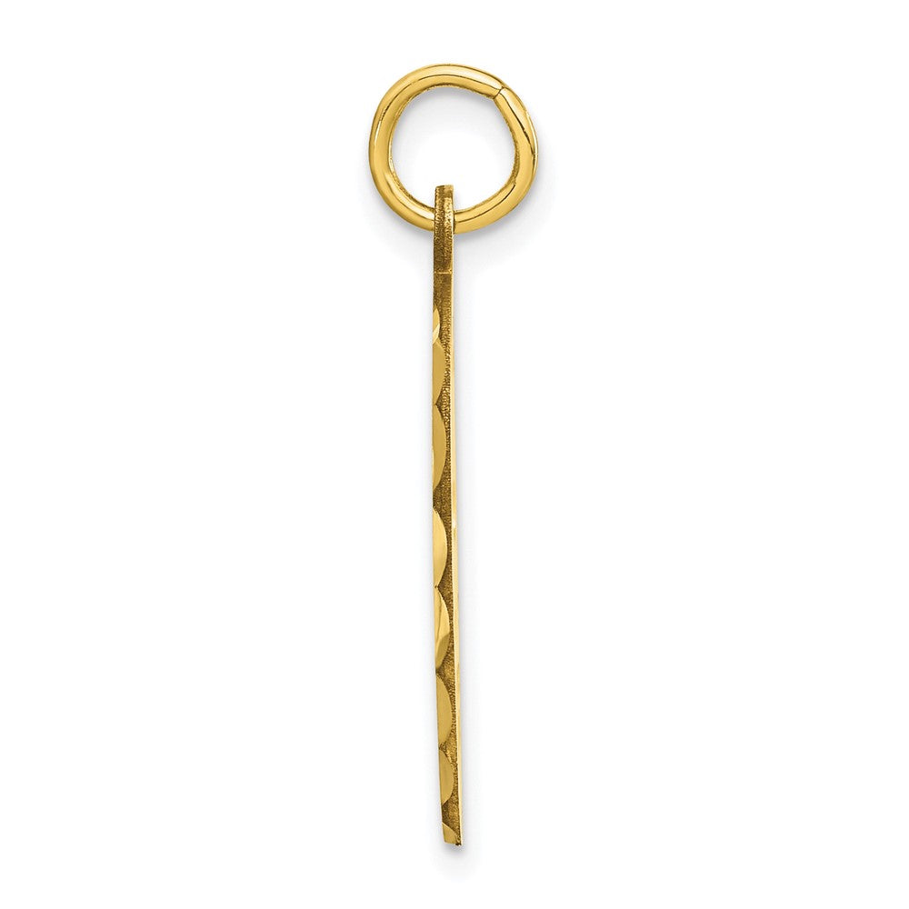 10K Gelbgold Hockey Mask Charm