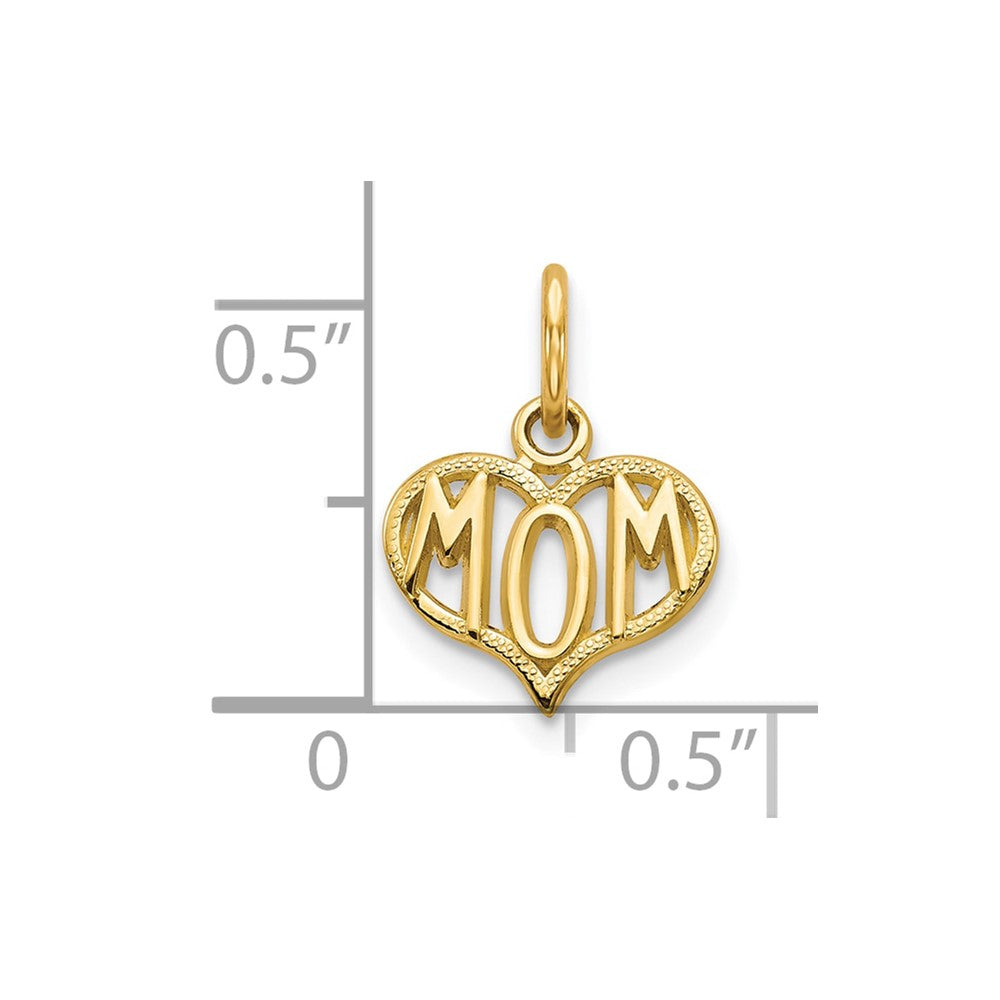 10K Gelbgold Mama Charm