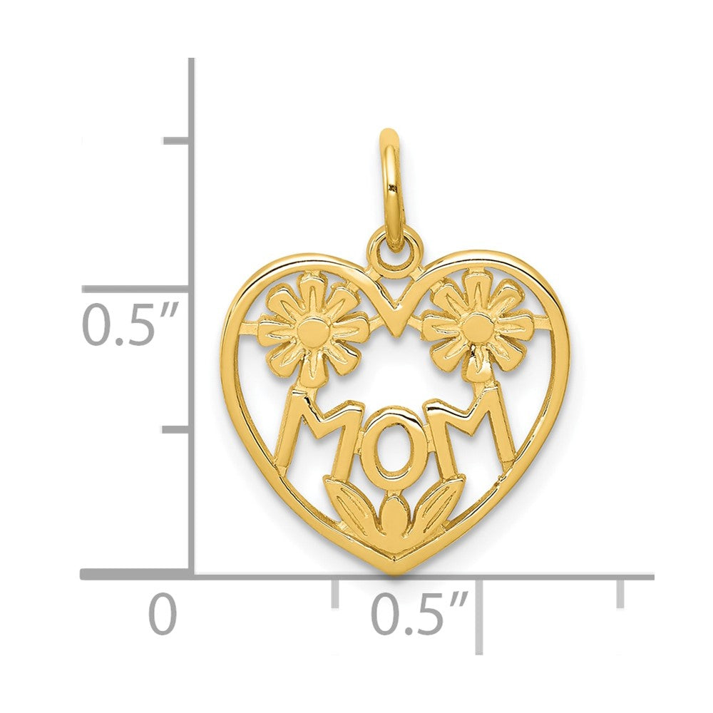 10K Gelbgold Mama Charm