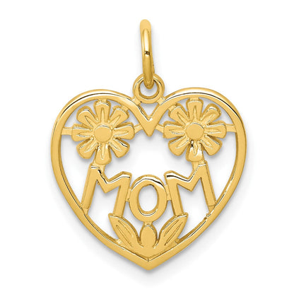 10K Gelbgold Mama Charm